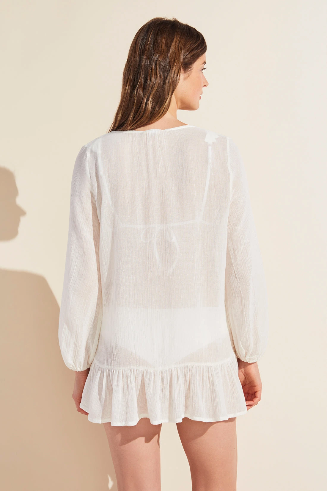 Eberjey Elba Breezy Weave Cover-Up - Cloud 5 Eberjey Elba Breezy Weave Cover-Up - Cloud - Image 3