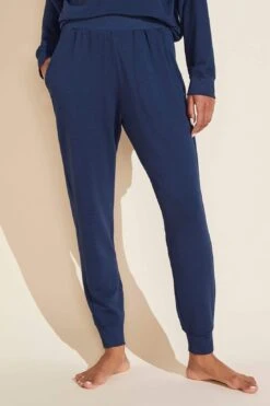 Eberjey Blair French Terry Pant - Navy