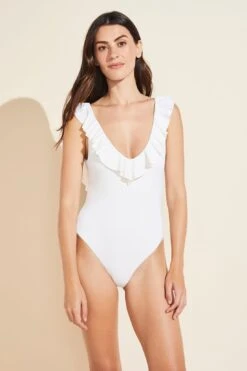 Eberjey Loreta Smooth One-Piece - Ecru