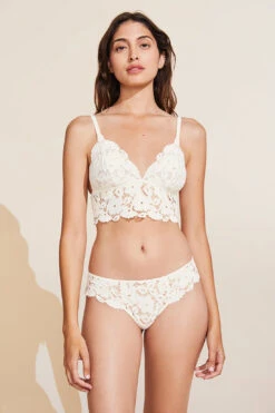 Eberjey Naya Longline Bralette - Ivory 9 Eberjey Naya Longline Bralette - Ivory -Fashion - Pajamas EBJ1932 A1912X IVORY F dea2cc45 cfe2 453a 8f68 ba8e1955dae0