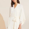 Eberjey Naya TENCEL™ Modal Robe - Ivory 2 Eberjey Naya TENCEL™ Modal Robe - Ivory -Fashion - Pajamas EBJ2043 R1912K IVORY F