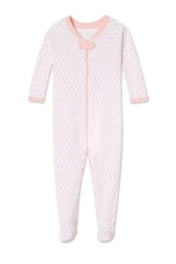 Lake Baby Sleeper In English Rose Blockprint