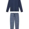 Lake Men's Pima Pocket Long-Long Set In Navy Breton Stripe -Fashion - Pajamas LAKE Fall2023 Men sPocketPimaLL NavyBretonStripe 1200x1800 c33f7b2c 782d 4c6e ad1a e060d8407f09