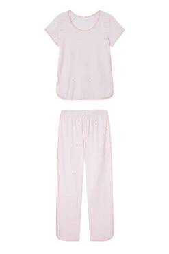 Lake Pima Short-Long Set In English Rose Blockprint