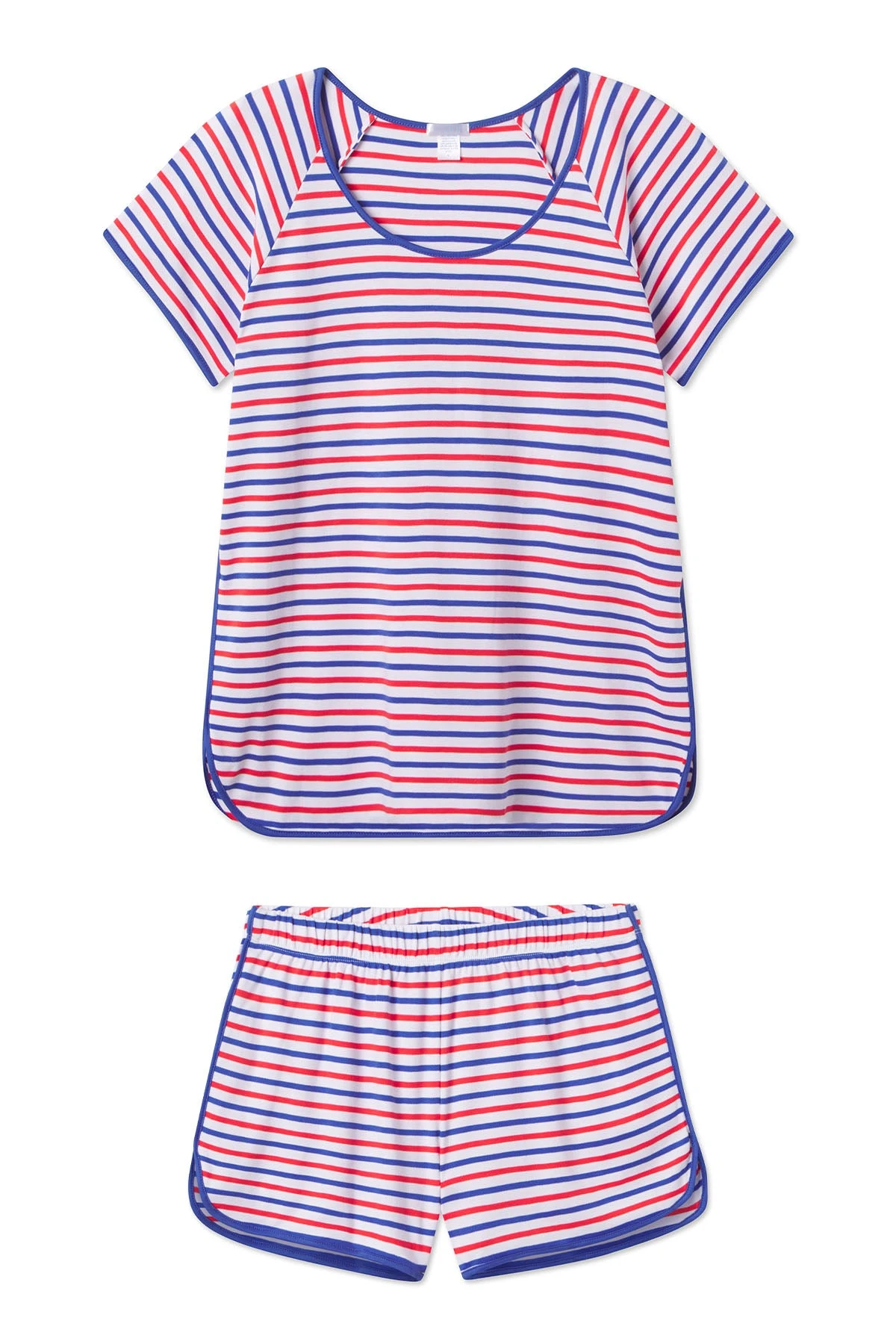 Lake Pima Shorts Set In Liberty Stripe 3 Lake Pima Shorts Set In Liberty Stripe