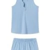 Lake Pima Scallop Shorts Set In Chambray Blue -Fashion - Pajamas LAKE Summer2023 ScallopSS PlacidBlue 1200x1800 b09177df 2817 4f06 9add f60ee5366723