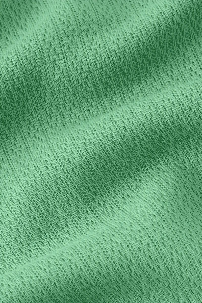 Lake Pointelle Pajama Shorts Set In Grass 6 Lake Pointelle Pajama Shorts Set In Grass - Image 4