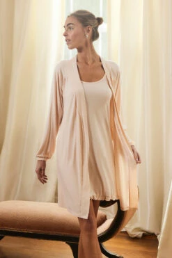 Fashion - Pajamas -Fashion - Pajamas LAKE Website WebCrop Bridal2023 DreamknitCharlotteNightgown Peony Final 3505 591ec8ef 9ae3 4cb9 9a3c 012c63534058