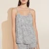 Eberjey Gisele TENCEL™ Modal Cami & Short PJ Set - Animale Coastal Blue 1 Eberjey Gisele TENCEL™ Modal Cami & Short PJ Set - Animale Coastal Blue -Fashion - Pajamas Low Res CU1141NS ANICB F
