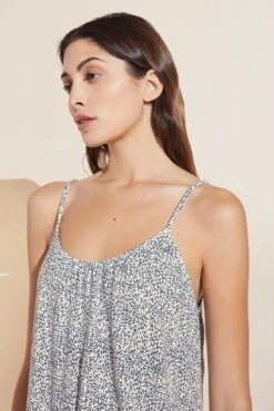 Eberjey Gisele TENCEL™ Modal Cami & Short PJ Set - Animale Coastal Blue -Fashion - Pajamas Low Res CU1141NS ANICB S 1