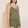 Eberjey Naya TENCEL™ Modal Romper - Olive
