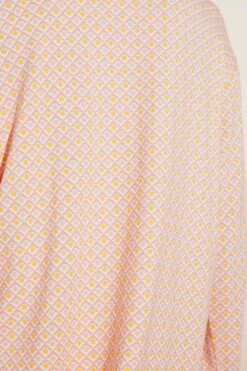 Eberjey Gisele Printed TENCEL™ Modal Long PJ Set- Geo Tile Rose Cloud/Rose Cloud 9 Eberjey Gisele Printed TENCEL™ Modal Long PJ Set- Geo Tile Rose Cloud/Rose Cloud -Fashion - Pajamas Low Res PJ1141 GTRC S 1