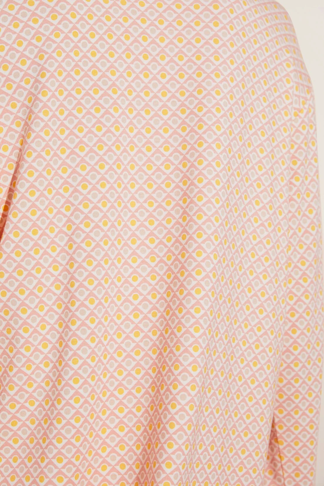 Eberjey Gisele Printed TENCEL™ Modal Long PJ Set- Geo Tile Rose Cloud/Rose Cloud 5 Eberjey Gisele Printed TENCEL™ Modal Long PJ Set- Geo Tile Rose Cloud/Rose Cloud - Image 3