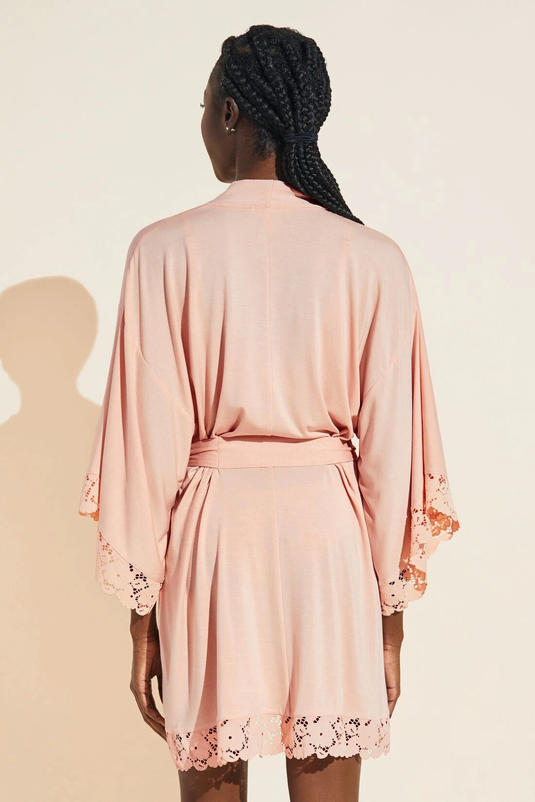 Eberjey Naya TENCEL™ Modal Robe - Rose Cloud 7 Eberjey Naya TENCEL™ Modal Robe - Rose Cloud - Image 5