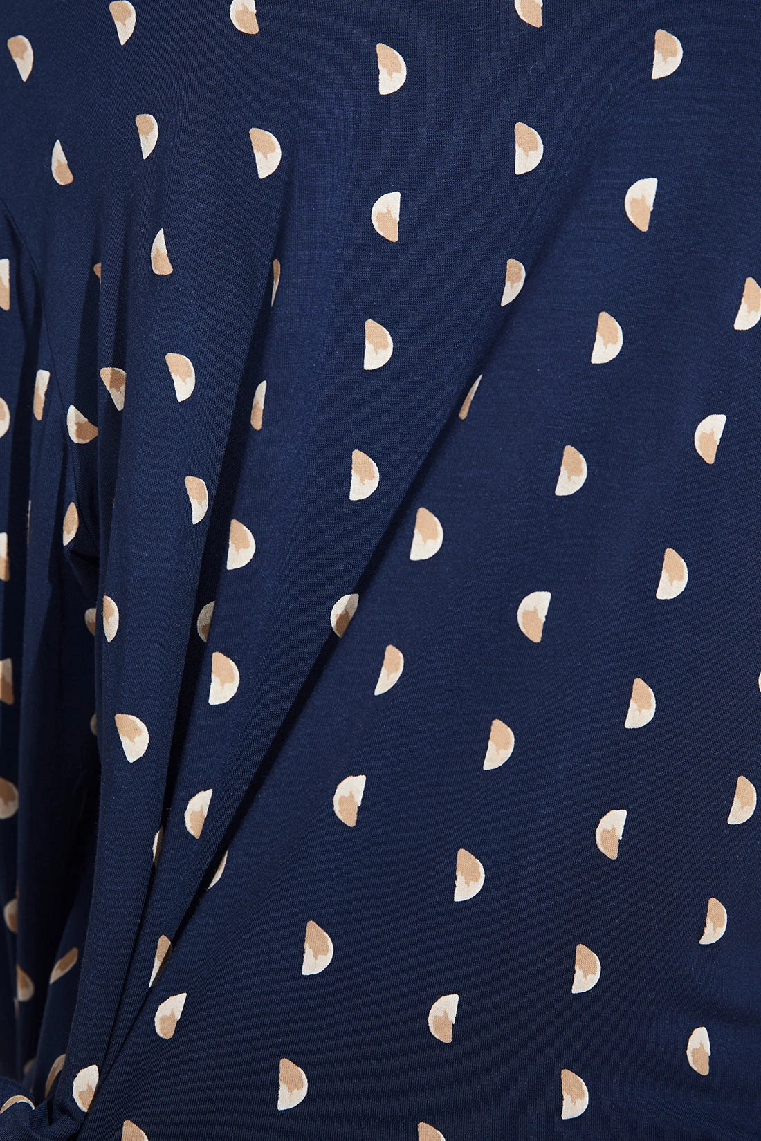 Eberjey Gisele Printed TENCEL™ Modal Long PJ Set - Moonlight Navy/Ivory 5 Eberjey Gisele Printed TENCEL™ Modal Long PJ Set - Moonlight Navy/Ivory - Image 3