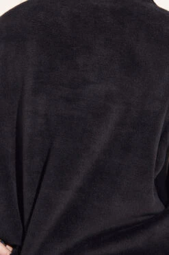 Eberjey Reversible Plush Funnel Neck Top - Kelp/Black 9 Eberjey Reversible Plush Funnel Neck Top - Kelp/Black -Fashion - Pajamas T2034L KEBK S