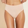 Eberjey Pima Stretch Cotton Highwaist Brief - Buff -Fashion - Pajamas UB2025H BUFF F
