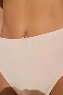 Eberjey Pima Stretch Cotton Highwaist Brief - Buff 8 Eberjey Pima Stretch Cotton Highwaist Brief - Buff -Fashion - Pajamas UB2025H BUFF S