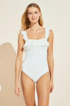 Eberjey Jane Smooth One-Piece - Ecru