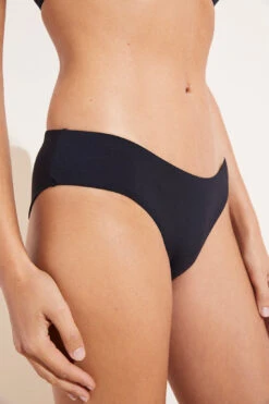 Eberjey Coco Smooth Bikini Bottom - Black