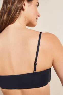 Eberjey Summer Smooth Bikini Top - Black -Fashion - Pajamas W1450SU BLACK B1