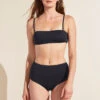 Eberjey Summer Smooth Bikini Top - Black 1 Eberjey Summer Smooth Bikini Top - Black -Fashion - Pajamas W1450SU BLACK F