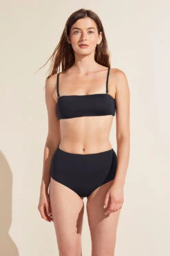 Eberjey Summer Smooth Bikini Top - Black