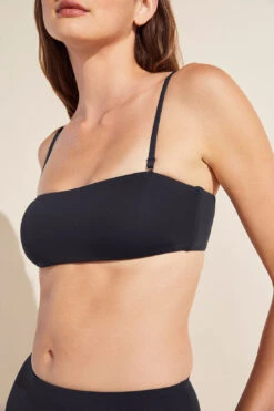 Eberjey Summer Smooth Bikini Top - Black -Fashion - Pajamas W1450SU BLACK S