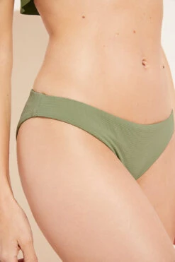 Eberjey Annia Textured Bikini Bottom - Pear
