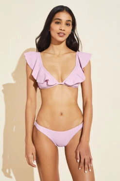 Eberjey Graziela Textured Bikini Top - Lilac