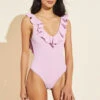 Eberjey Loreta Textured One-Piece - Lilac 1 Eberjey Loreta Textured One-Piece - Lilac -Fashion - Pajamas W1921LRX LILAC F
