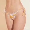 Eberjey Sadie Printed Textured Bikini Bottom - Mango/Lilac -Fashion - Pajamas W2011SD MALL F