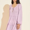 Eberjey Sofia Breezy Weave Cover-Up - Lilac -Fashion - Pajamas WC1464SF1 LILAC F