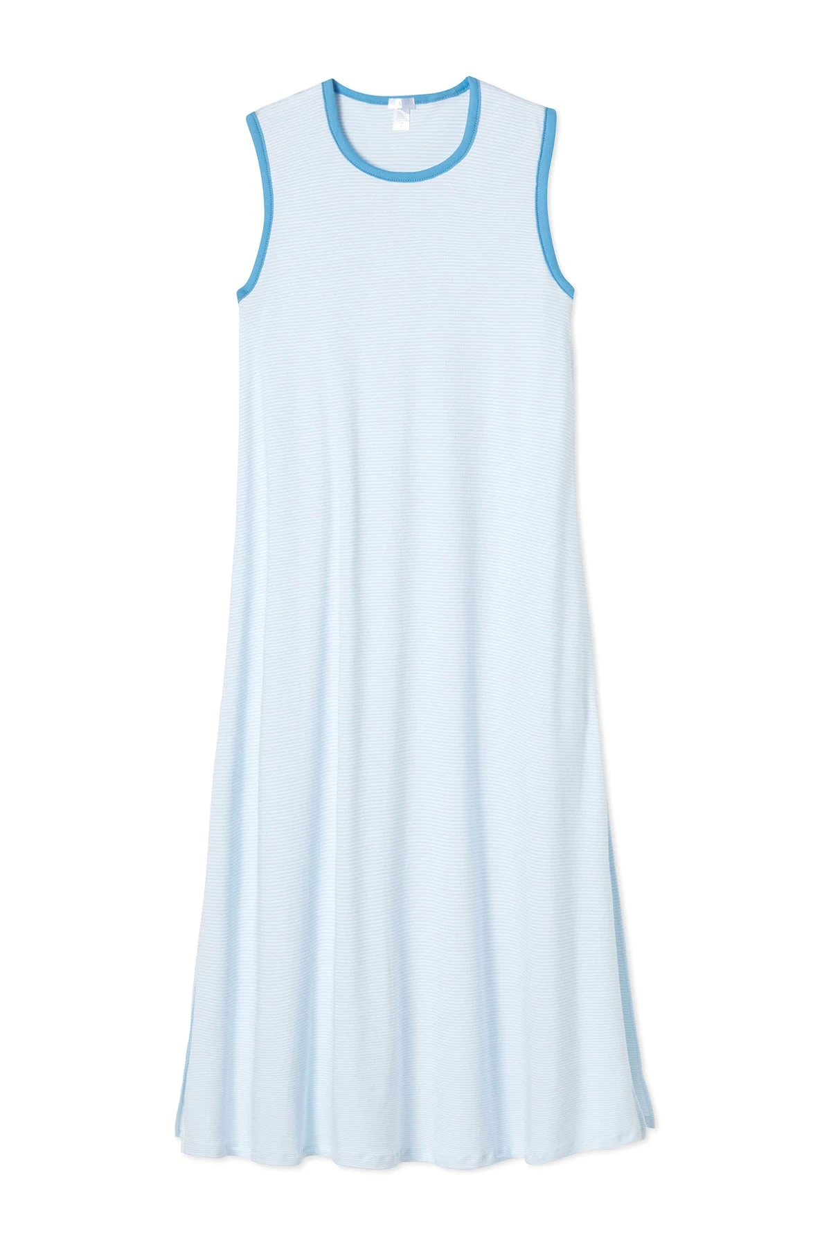 Lake Pima Midi Tank Gown In Atlantic 3 Lake Pima Midi Tank Gown In Atlantic