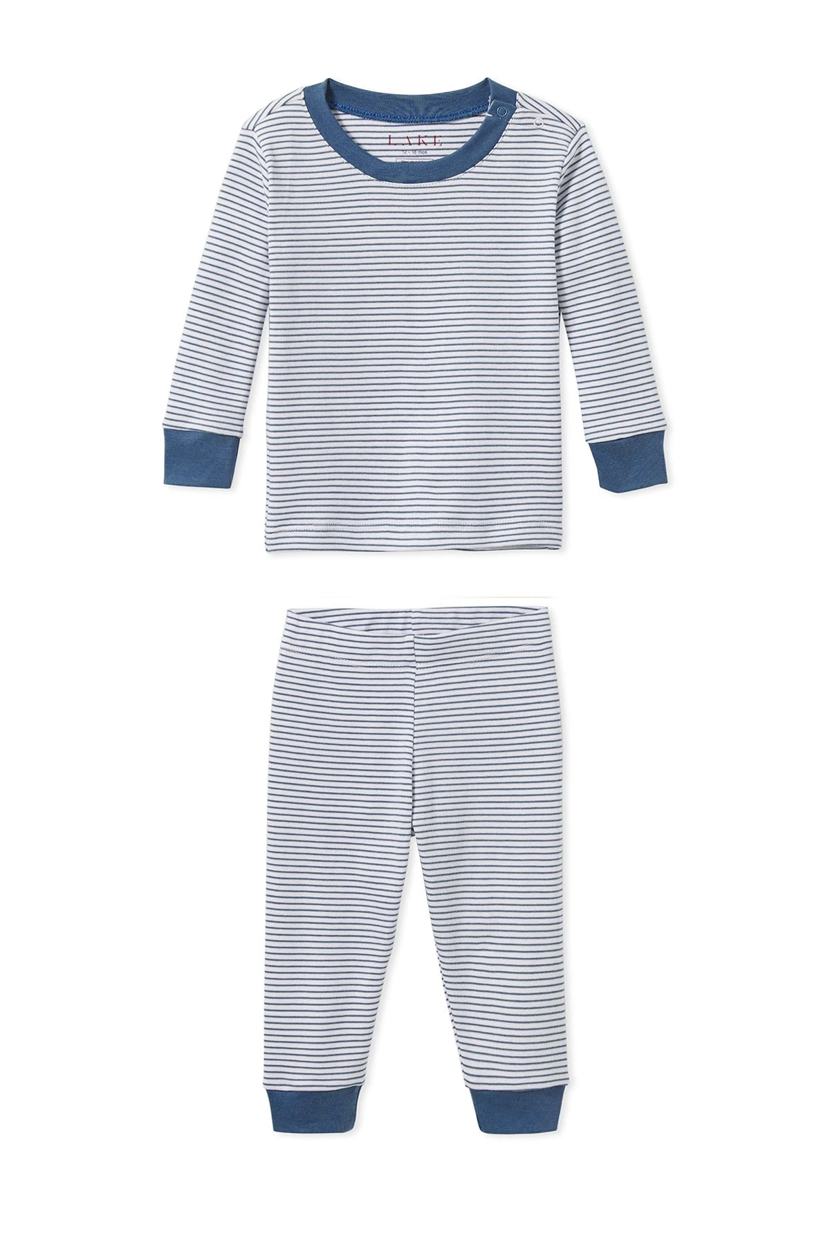 Lake Baby Long-Long Set In Classic Navy 3 Lake Baby Long-Long Set In Classic Navy