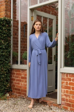Lake DreamKnit Midi Robe In Aura -Fashion - Pajamas english garden42