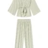 Lake DreamKnit Kimono Pajama Set In Fern -Fashion - Pajamas fern kimono 1200x1800 6048ca0d dfc4 45bc 9796 9f9e455b2212