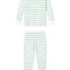 Lake Kids Long-Long Set In Grass Stripe 1 Lake Kids Long-Long Set In Grass Stripe -Fashion - Pajamas greenstripe kids LL 1200x1800 7c1c9799 7ff8 4ee9 b9b9 bc5ef9f0ef27
