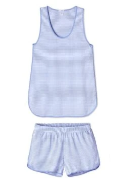 Lake Pima Tank-Short Set In Hydrangea