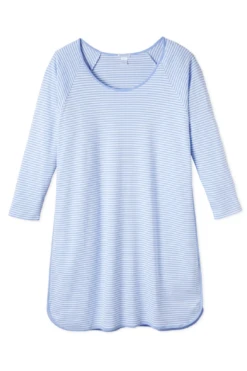 Lake Pima Long Sleeve Nightgown In Hydrangea