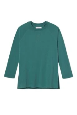 Lake Sweatshirt Tunic In Juniper