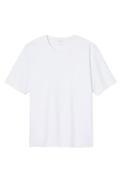Lake Men's Short Sleeve Pima Tee In White