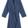 Lake Men's Flannel Robe In Navy Windowpane -Fashion - Pajamas mens windowpane 1200x1800 c706eed8 9caf 42c6 b38b d3891df549fb