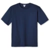 Lake Men's Short Sleeve Pima Tee In True Navy -Fashion - Pajamas mensflats 05
