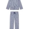 Lake Men's Poplin Pajama Set In Navy Stripe -Fashion - Pajamas navy mens poplin set 1200x1800 376fb6be f516 46df 8da4 9272be3c26d3
