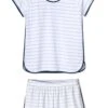 Lake Pima Shorts Set In Marine 1 Lake Pima Shorts Set In Marine -Fashion - Pajamas shorts marine