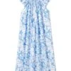 Lake Pima Smocked Flutter Maternity Nightgown In Sky Floral -Fashion - Pajamas sky floral maternity NG 1200x1800 783492bc 709d 4fd4 ade7 a453022ecba5
