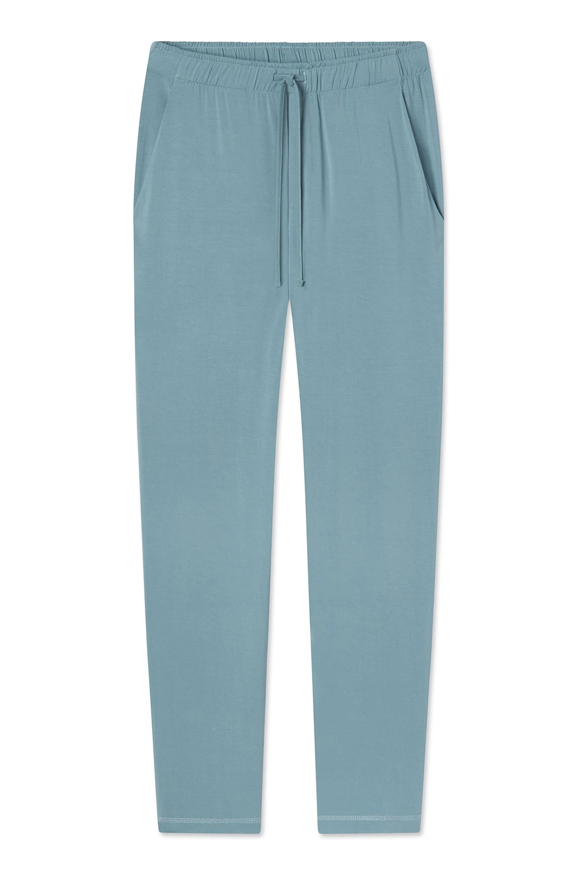 Lake Men's Bamboo Lounge Pants In Stone Blue 3 Lake Men's Bamboo Lounge Pants In Stone Blue