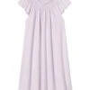 Lake Pima Smocked Flutter Nightgown In Thistle -Fashion - Pajamas thistle smocked nightgown 1200x1800 f6296f8f c62e 4bd8 aa20 6a3bfb55f32a