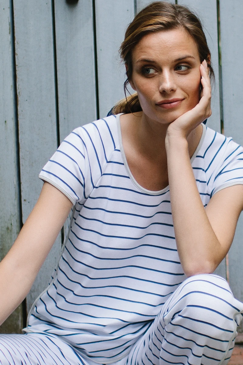 Lake Pima Short-Long Set In Vintage Indigo 6 Lake Pima Short-Long Set In Vintage Indigo - Image 4